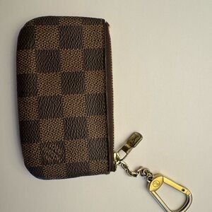 Louis Vuitton Brown Checkered Key Holder